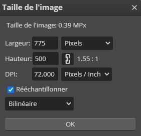 modifier la taille d'une photo,